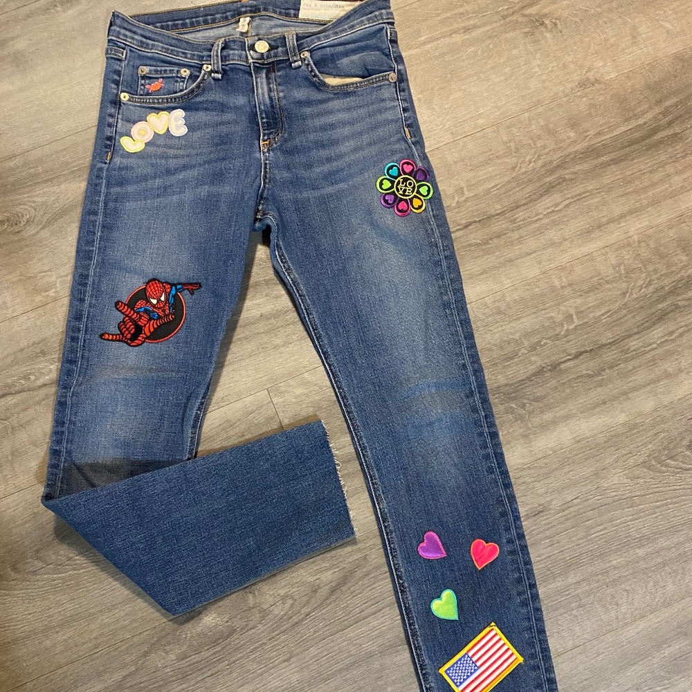 Rag & bone high rise skinny jeans size 27